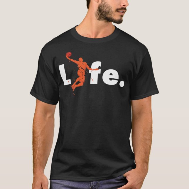 Basketball My Life Motivation basketball player ba T-Shirt (Front)