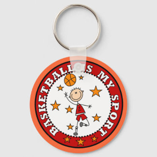Basketball My Sport Tshirts and Gifts Keychain