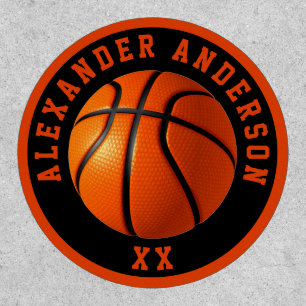 Basketball Name and Jersey Personalize Patch