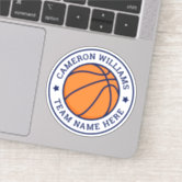 Personalized Hockey Stickers Your Text and Colors