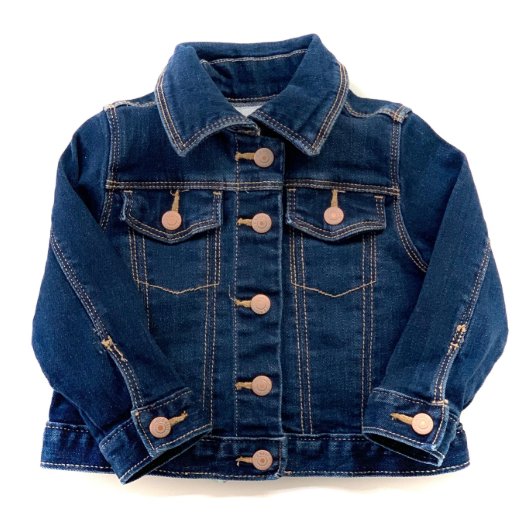 Basketball Name Toddler Jean Jacket (Front)