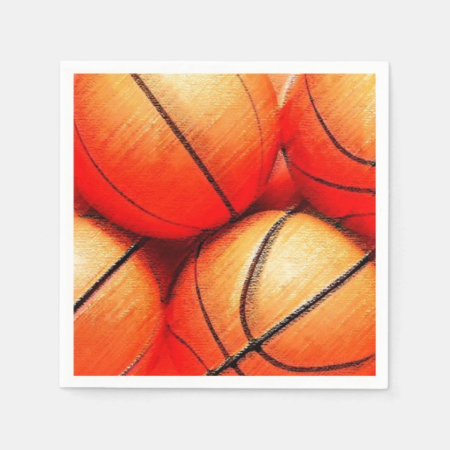 Basketball Napkins (Front)