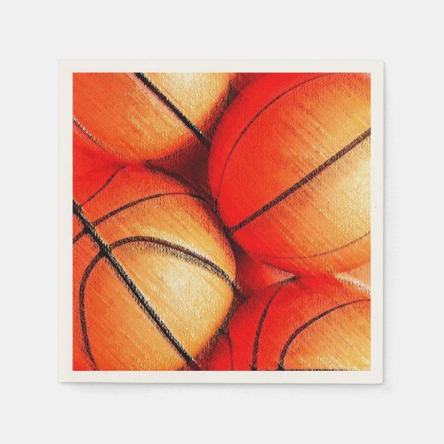 Basketball Napkins (Front)