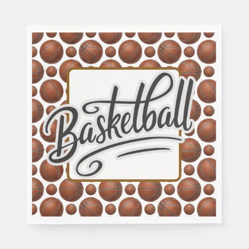 Basketball napkins