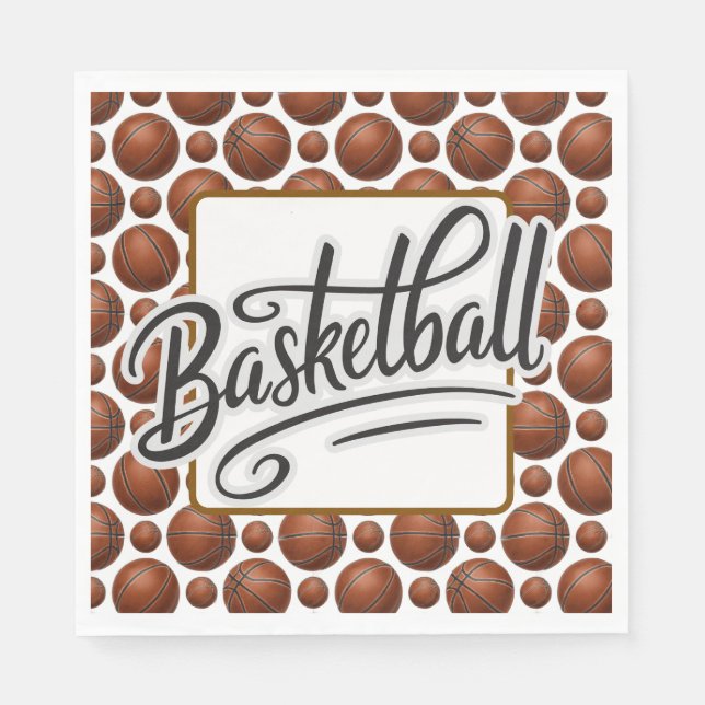 Basketball  napkins (Front)