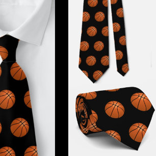Basketball Neck Tie - Casual Sports Necktie