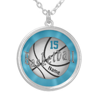 Basketball Necklace with NUMBER and NAME