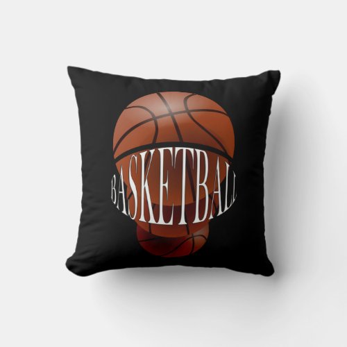 Basketball Net Design Throw Pillow