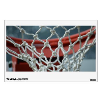 Basketball Net Wall Decal by Sport_Gifts at Zazzle