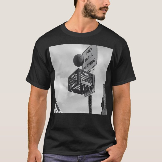 Basketball Never Stops Classic T-Shirt (Front)