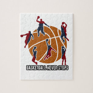 Basketball never stops jigsaw puzzle