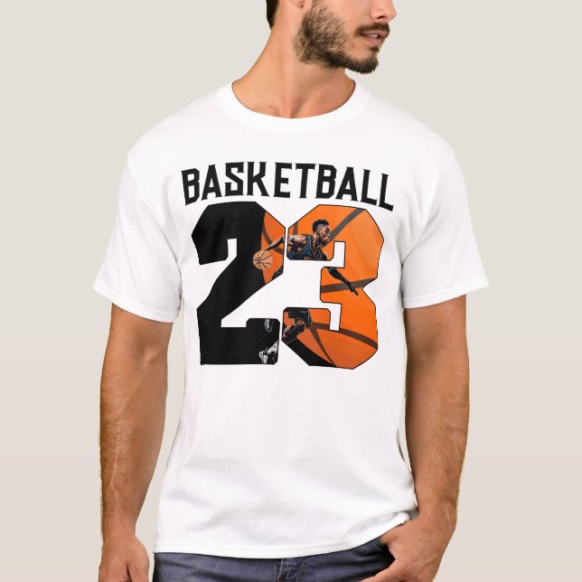 Basketball Nomber 23 T-Shirt (Front)