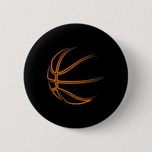 Basketball Novelty- Basketball Player Button