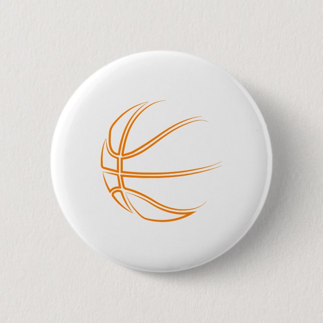 Basketball Novelty- Basketball Player  Button (Front)
