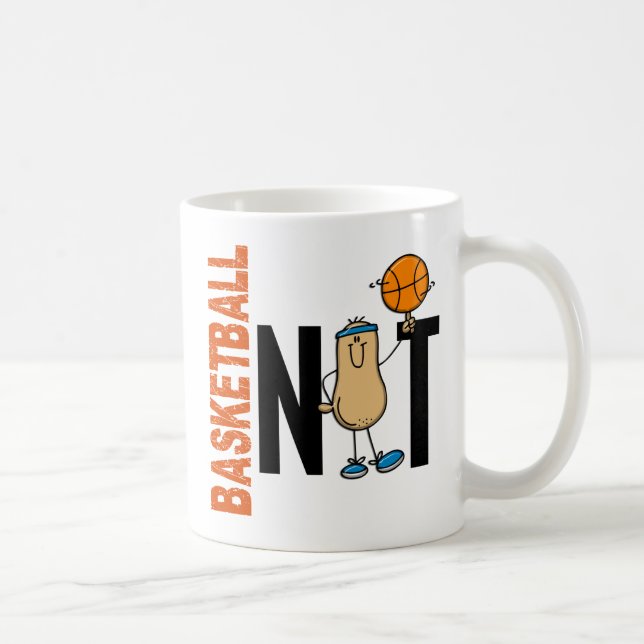 Basketball Nut 1 Coffee Mug (Right)