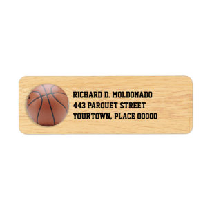 basketball championship, label, design with basketball ball and