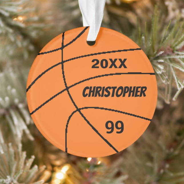 Basketball Ornament (Tree)