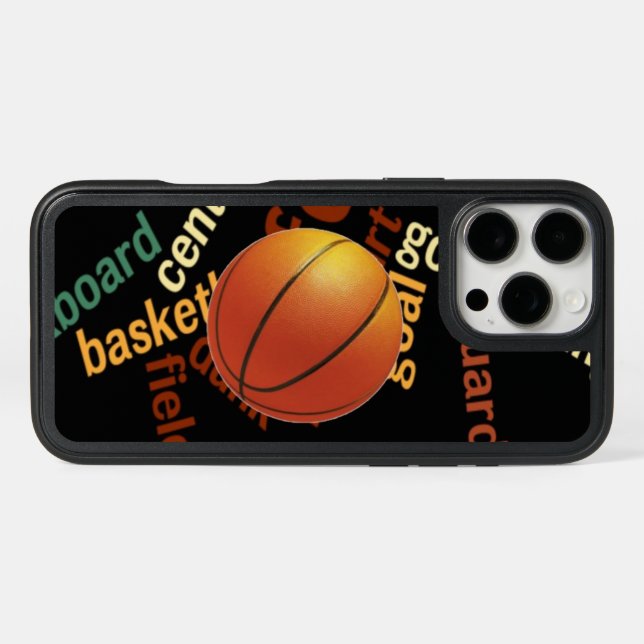 Basketball  otterbox iPhone case (Back Horizontal)