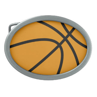 Basketball Oval Belt Buckle