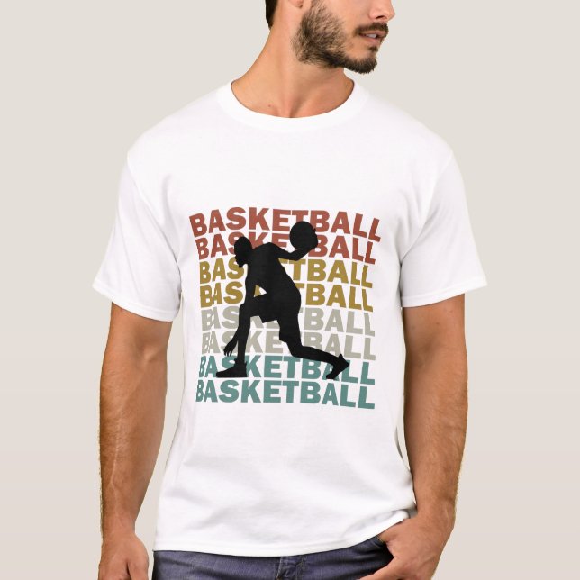 basketball palyer vintage T-Shirt (Front)
