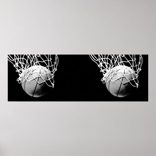 Basketball Panoramic Poster