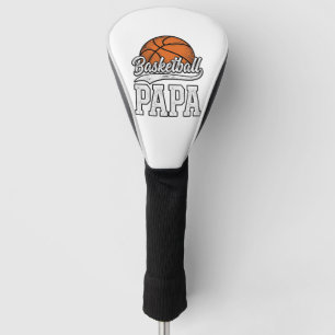 Basketball Papa Vintage Engraving Shirt Design_1 Golf Head Cover