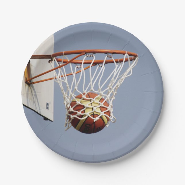 Basketball Paper Plates (Front)