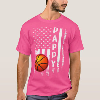 Basketball Pappy American Flag T-Shirt
