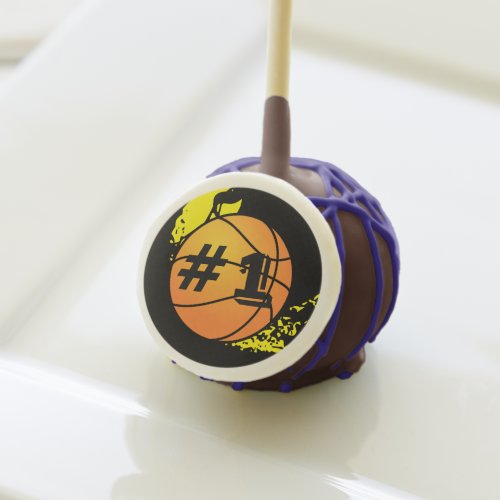 Basketball Party Cake Pops 1