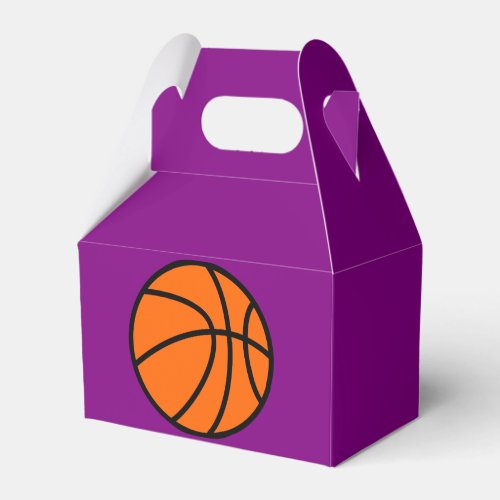 Basketball Party Favor Box Birthday Favor Box