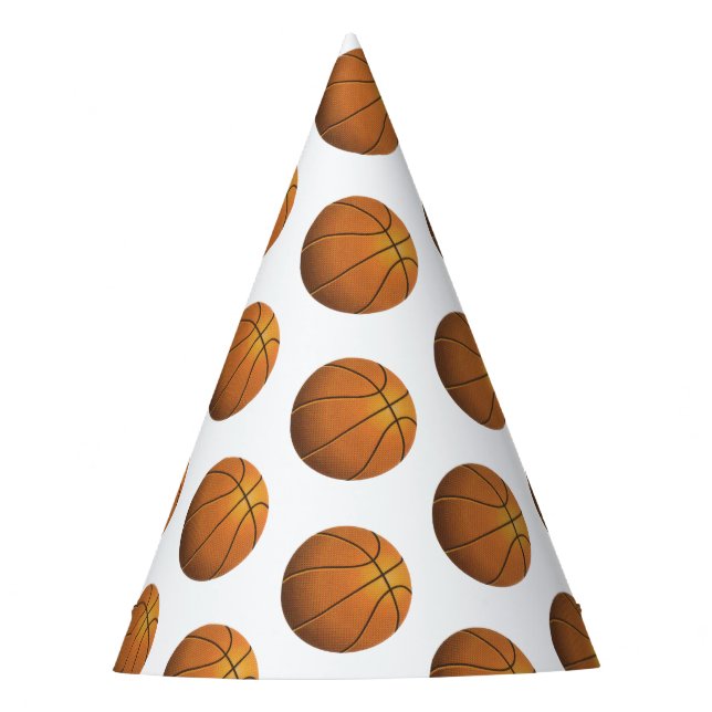 "Basketball" Party Hat (Front)