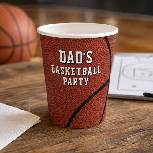 Basketball Party Paper Cups