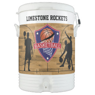 Basketball Patriot School / Team Name Beverage Cooler