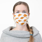 Basketball Pattern Adult Cloth Face Mask (Worn)
