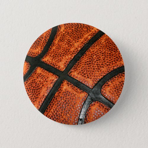 Basketball Pattern Button