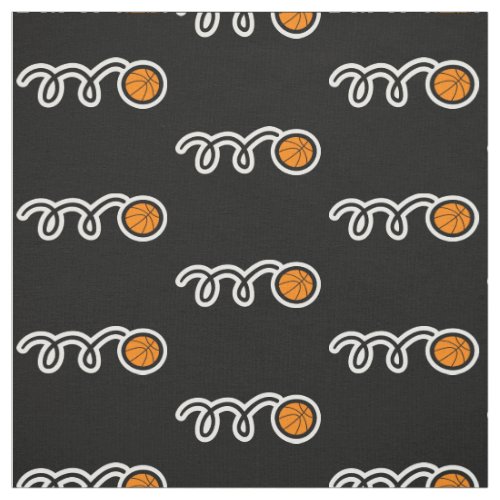 Basketball pattern fabric  Sport textile print