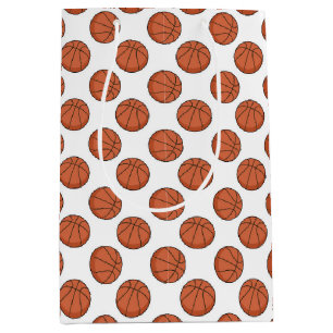 Basketball Pattern Medium Gift Bag