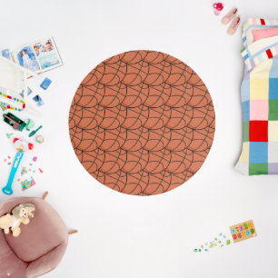  Basketball Pattern Outdoor Rug