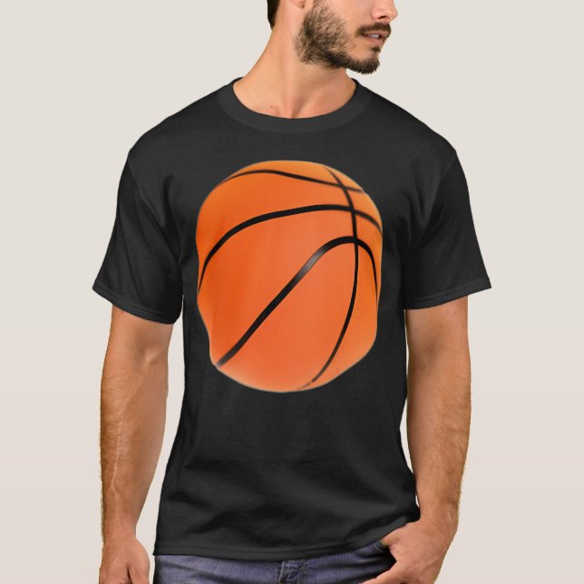 Basketball Pattern T-Shirt (Front)