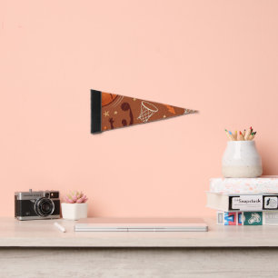 Basketball Pennant for Team Spirit Display Flag