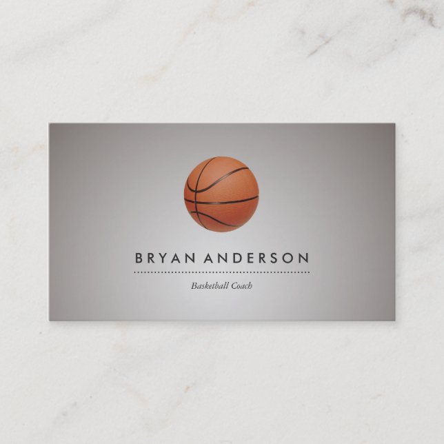 Basketball - Personal Business Card (Front)