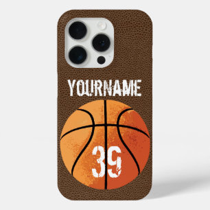 Basketball (Personalizable) iPhone 15 Pro Case