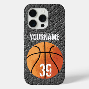 Basketball (Personalizable) iPhone 15 Pro Case