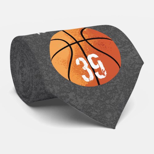 Basketball Personalizable Tie