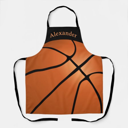 Basketball Personalize Apron
