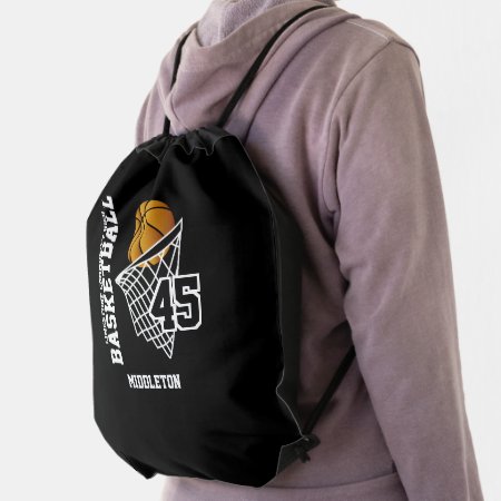 Basketball / Personalize Drawstring Bag