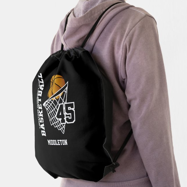 Basketball / Personalize Drawstring Bag (Insitu)
