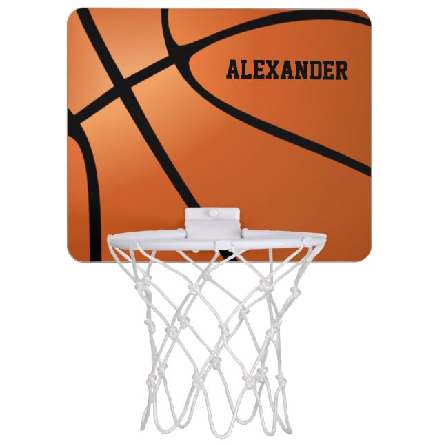 Basketball Personalize Mini Basketball Hoop (Front)