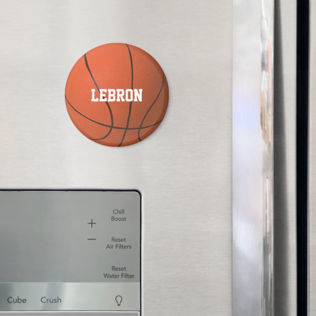 Basketball Personalized Magnet (In Situ (Fridge))