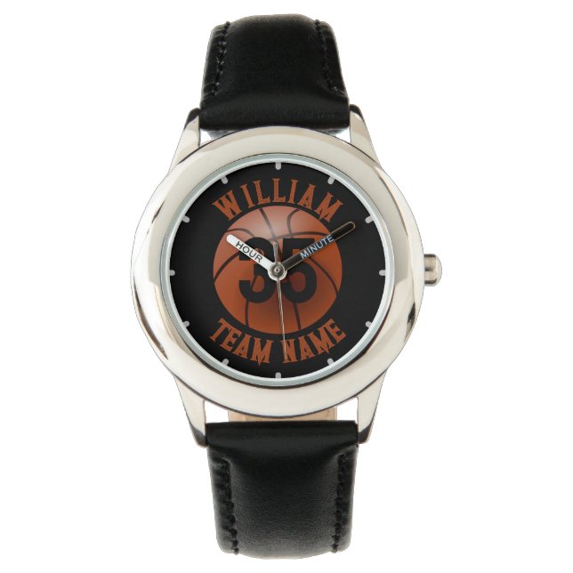 Basketball Personalized  Watch (Front)